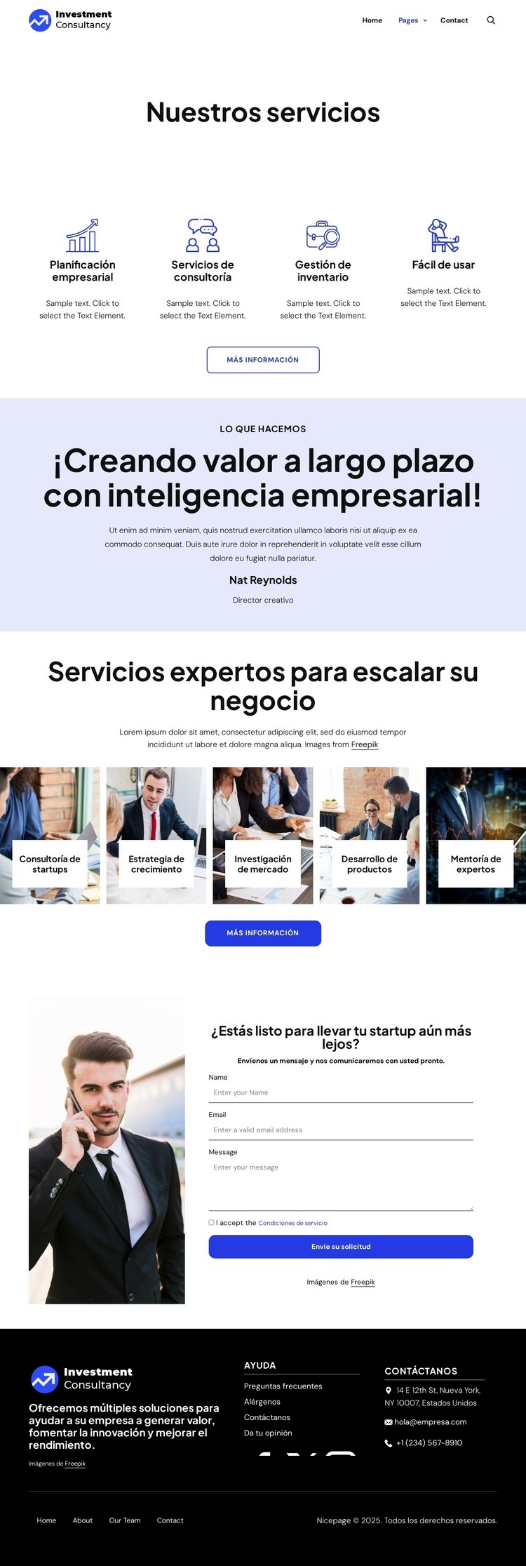 Construyendo el éxito juntos Plantilla HTML5