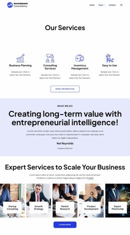 Building success together - Html Code Example by Nicepage