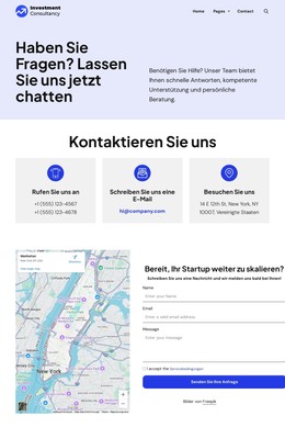 Kontaktieren Sie unser Team für schnelle Antworten HTML-Vorlagen