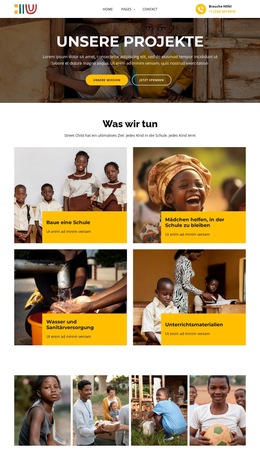Die Charity-Projekte