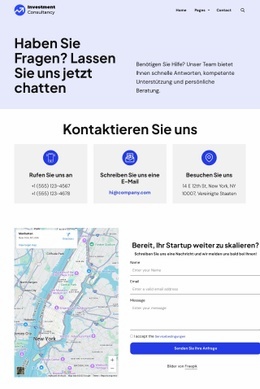 Kontaktieren Sie unser Team für schnelle Antworten Startseiten