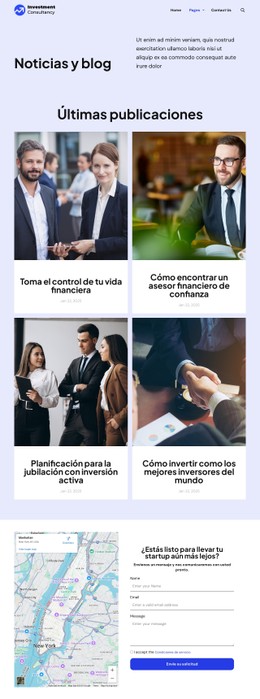 Noticias y blog Plantillas CSS