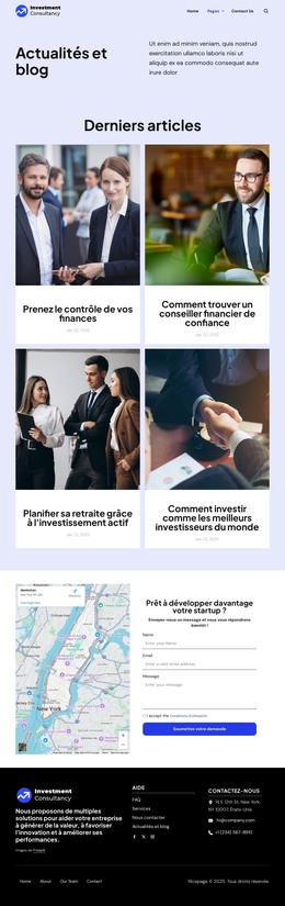 Modèles d'une page gratuits - Plus de 15 000 modèles d'une page