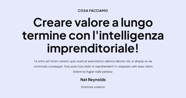 Siamo pronti ad aiutarti Modello HTML