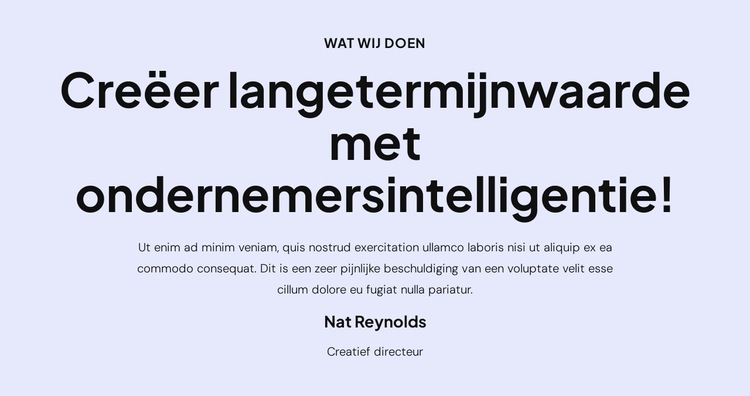 Wij staan klaar om u te helpen Website sjabloon