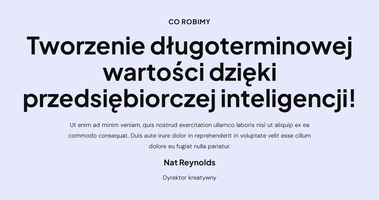 Jesteśmy gotowi Ci pomóc Szablon HTML
