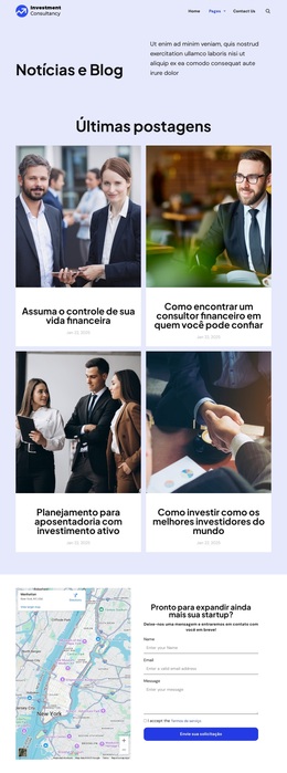 Notícias e blog Temas WordPress