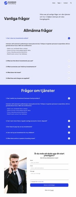 Allmänna Frågor