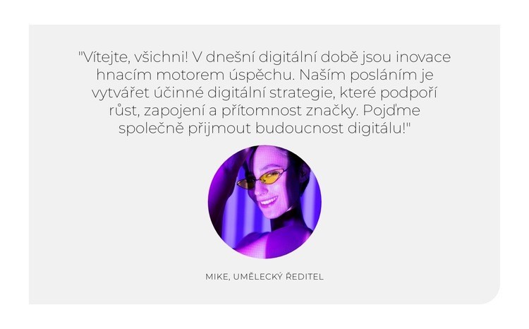 Centrum digitálního růstu Šablona webové stránky