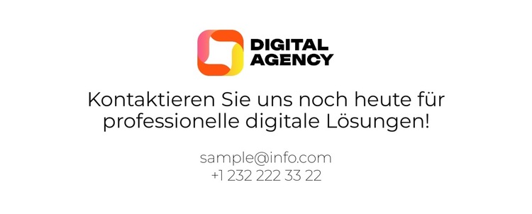 EngageX-Medien Website-Vorlage