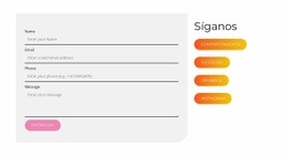 Redes Sociales Innovadoras: Plantilla HTML5 Creativa Multipropósito