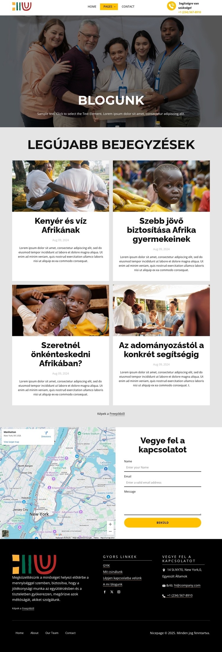 Átalakító életek blog HTML Sablon