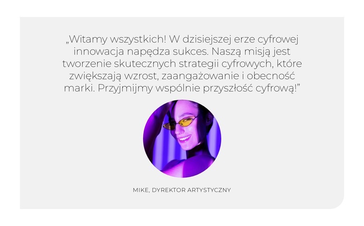 Centrum Wzrostu Cyfrowego Szablon witryny sieci Web