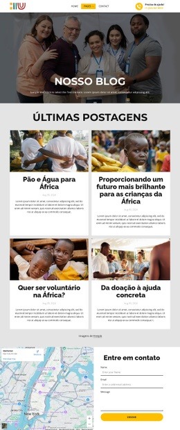 Blog Transformando vidas Designs de sites