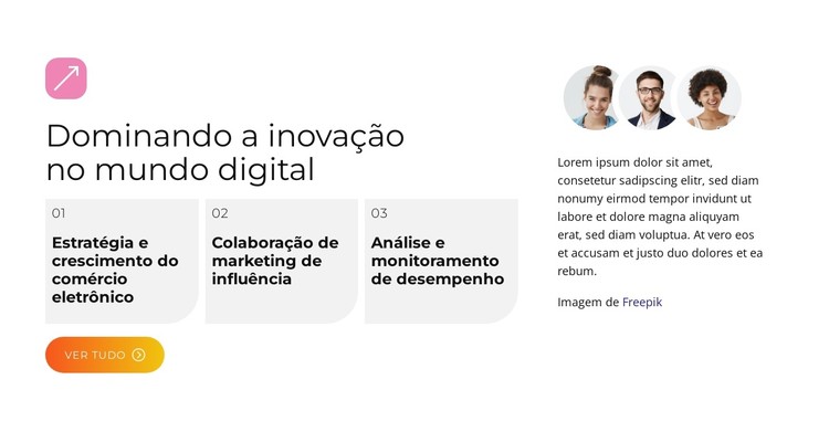 Criação de conteúdo Template CSS