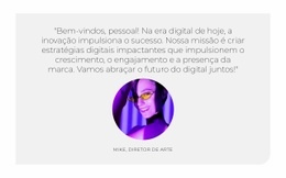 Página De Destino Multifuncional Para Centro De Crescimento Digital