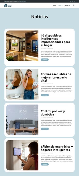 Blog De Soluciones Inteligentes - Plantilla De Comercio Electrónico