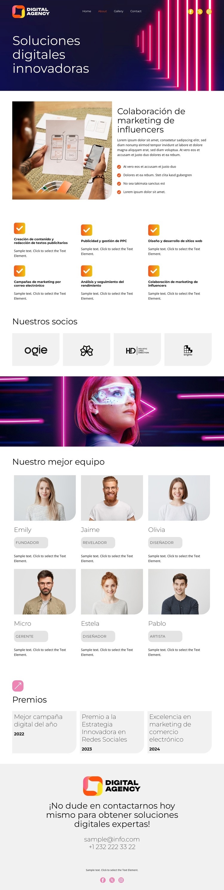 El futuro de lo digital Plantilla