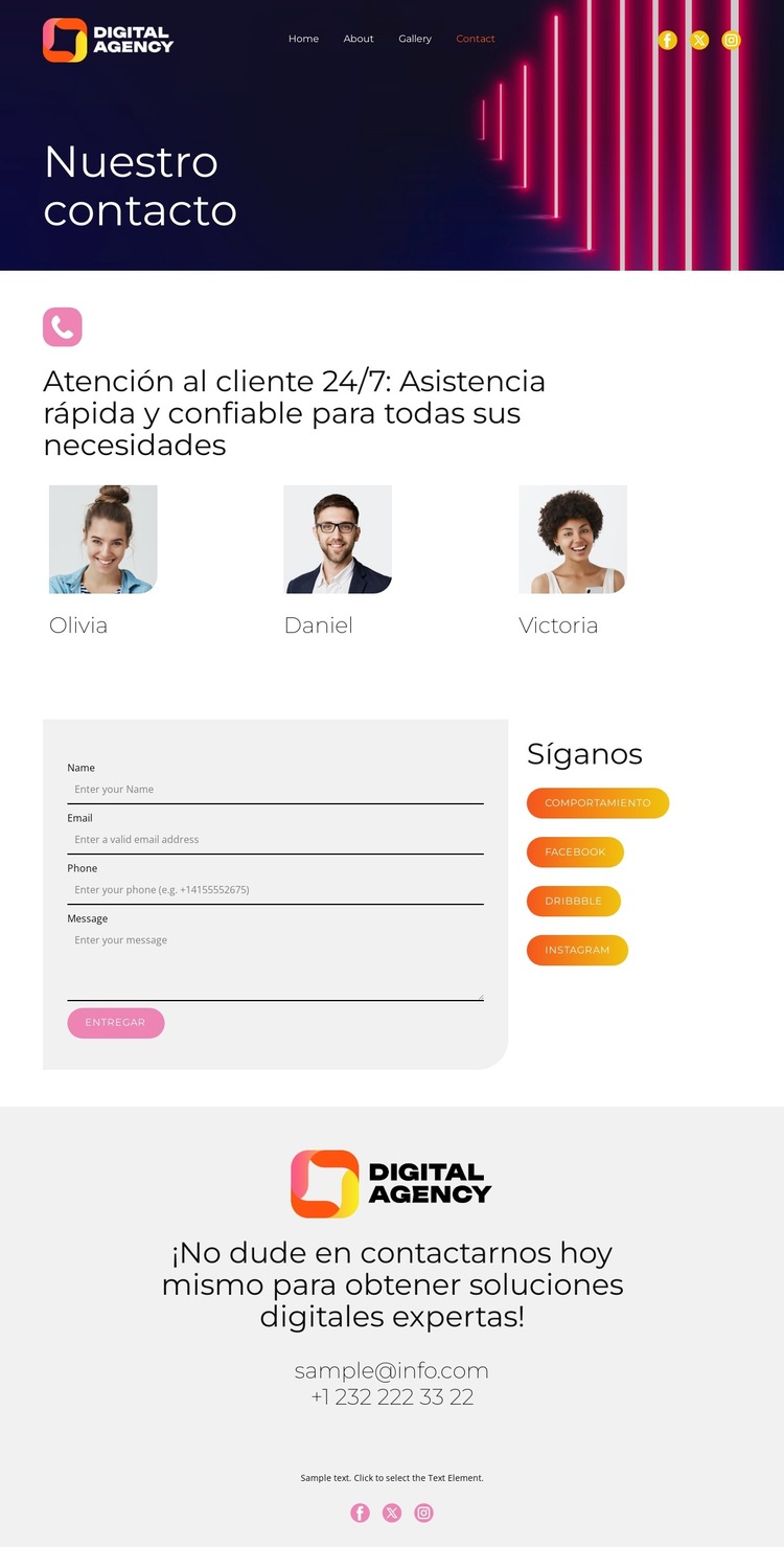 Tendencias en tecnología digital Plantilla de sitio web