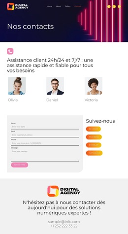 Tendances de la technologie numérique Modèles de sites Web
