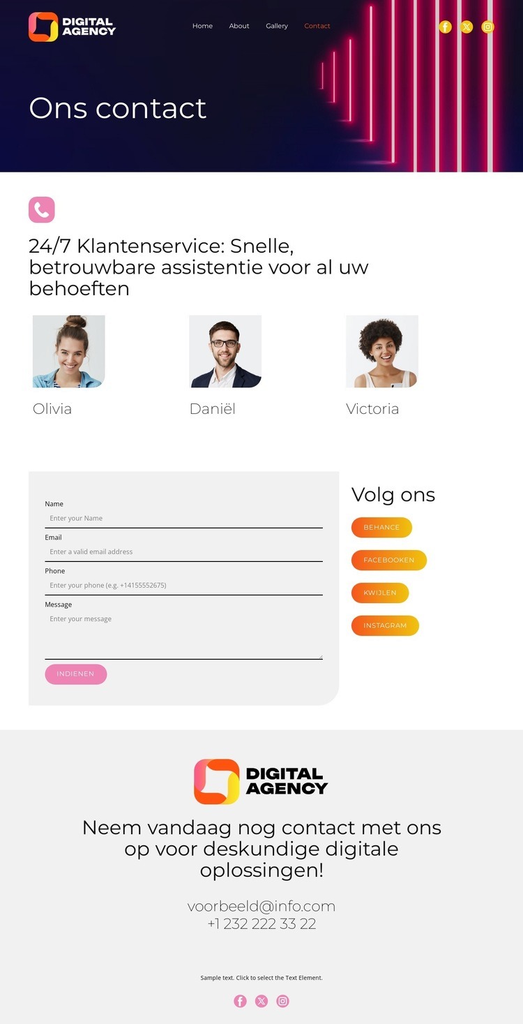 Trends in digitale technologie Bestemmingspagina