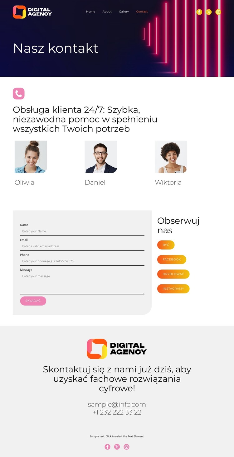 Trendy w technologii cyfrowej Szablon HTML