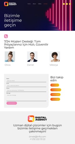 Dijital Teknolojideki Trendler Için Tasarım Şablonu