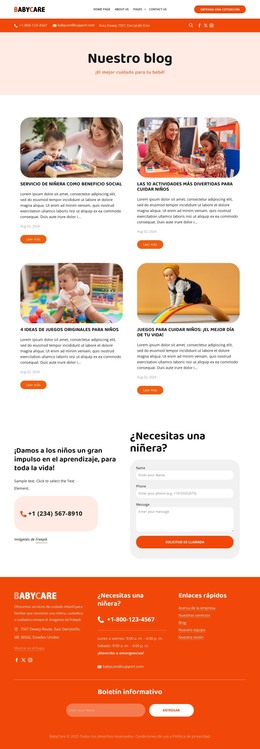 Historias De Blogs Diseños de sitios web | Nicepage