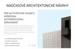 Nadčasové Architektonické Návrhy