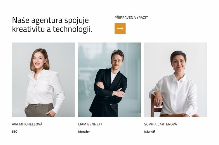 Vytváření jedinečných prostředí Šablona webové stránky