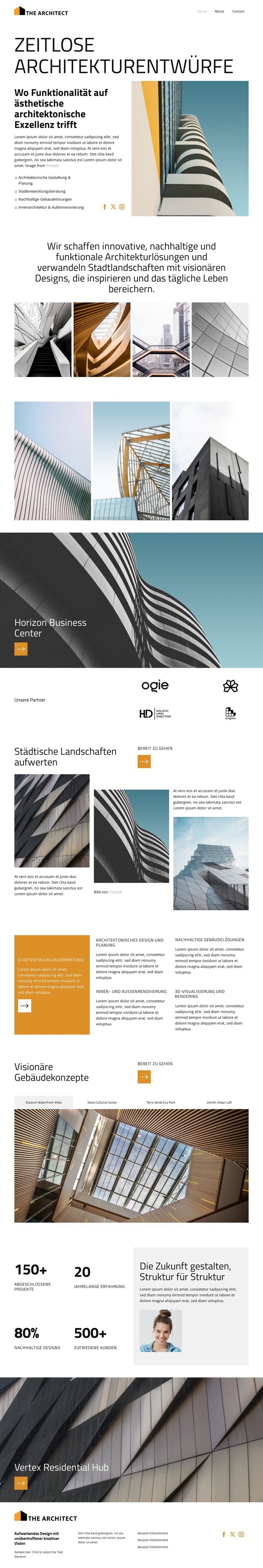 Moderne Räume neu definieren Website design