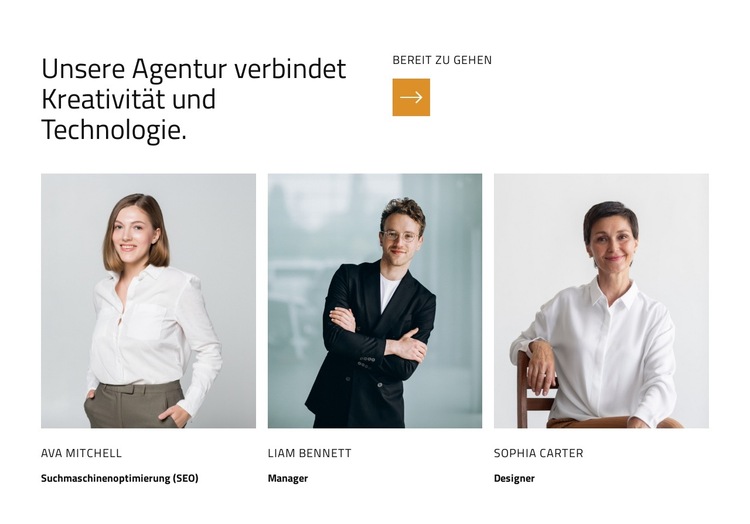 Einzigartige Umgebungen schaffen Website-Vorlage
