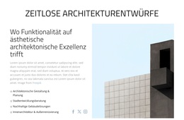 Zeitlose Architekturentwürfe – Schönes WordPress-Theme