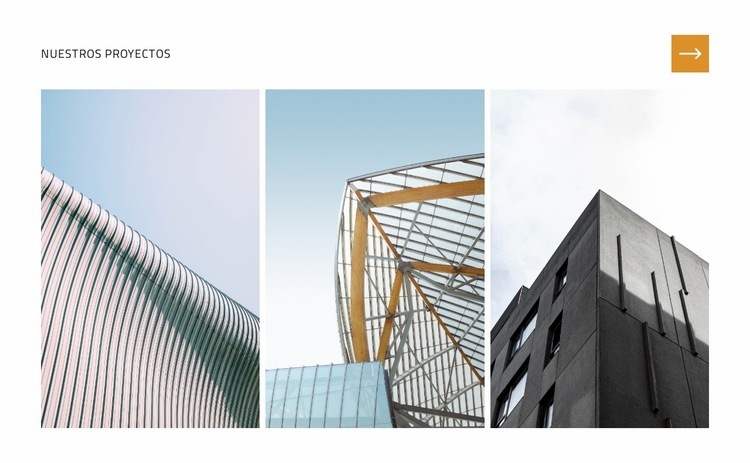 Elevando los paisajes urbanos Maqueta de sitio web