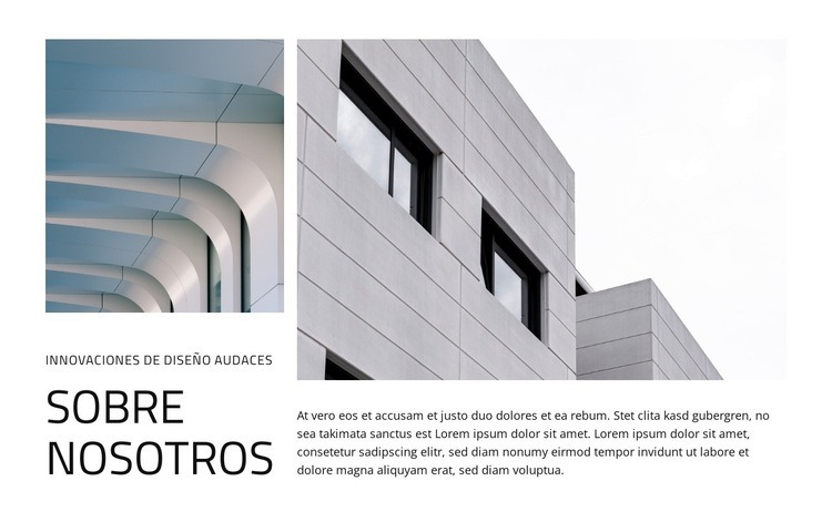 Innovaciones de diseño audaces Plantilla HTML5