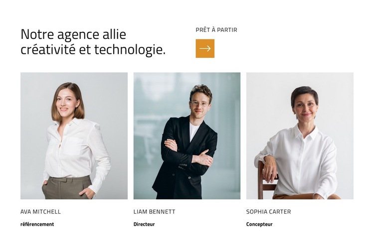 Créer des environnements uniques Modèle de site Web