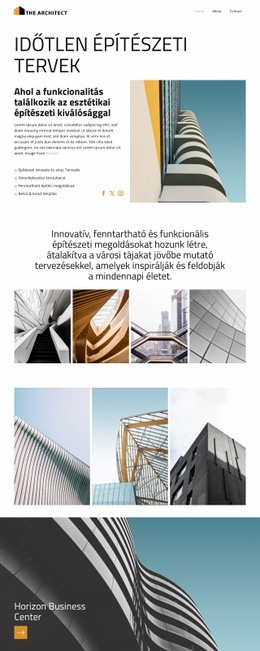 A modern terek újradefiniálása Weboldal sablonok