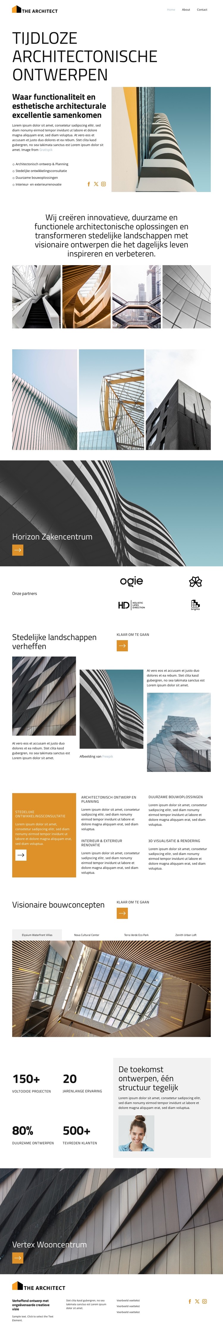 Moderne ruimtes opnieuw definiëren CSS-sjabloon