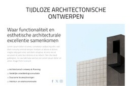 Tijdloze Architectonische Ontwerpen