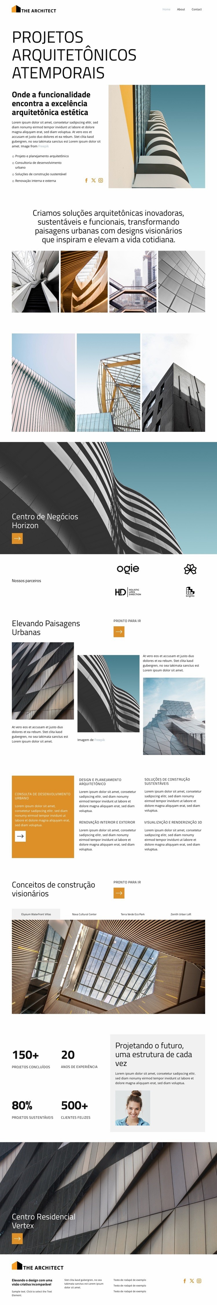 Redefinindo Espaços Modernos Modelo HTML5