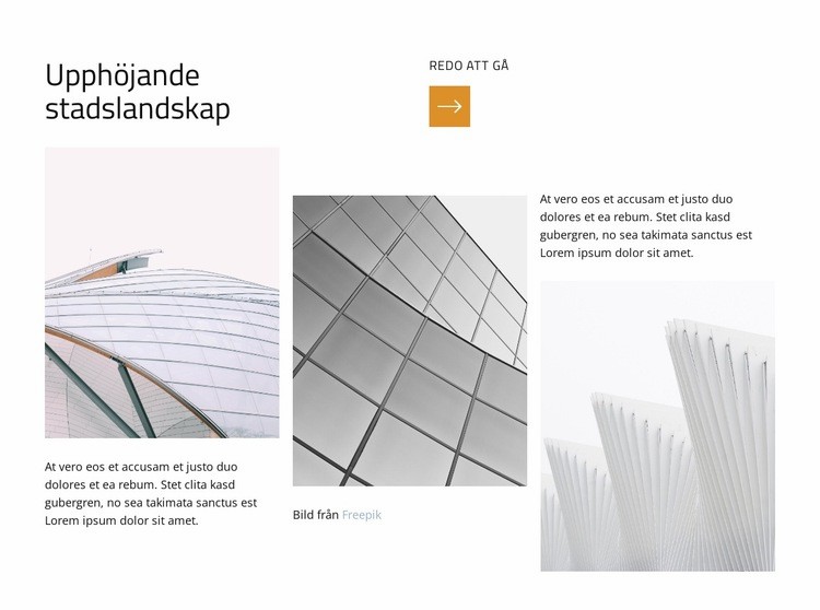 Innovativa rymdlösningar Webbplats mall