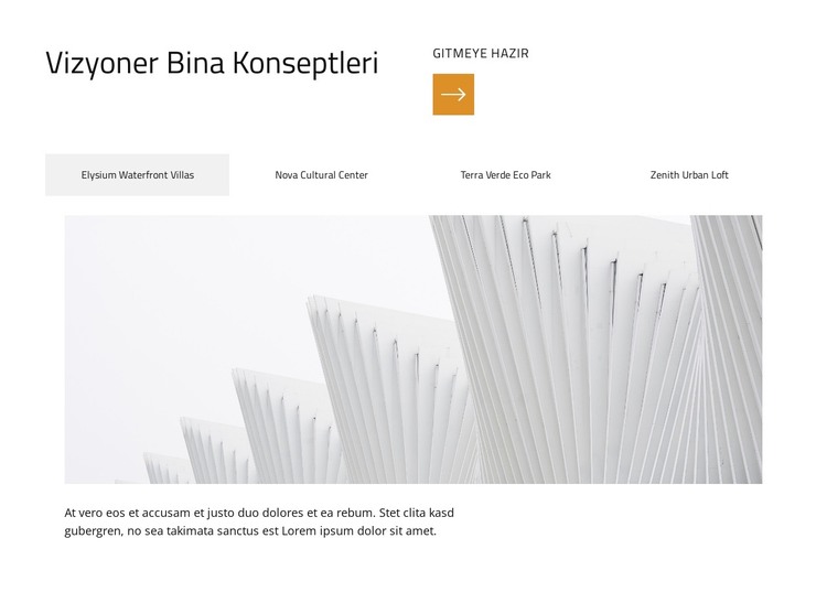 Simgesel Yapılar Yaratmak HTML Şablonu