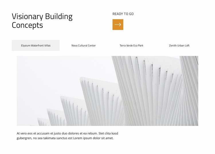Creating Iconic Structures Website Mockup