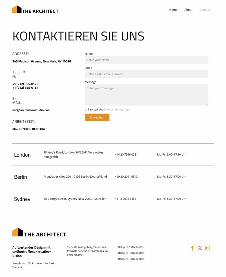 Ästhetische architektonische Exzellenz Joomla Vorlage