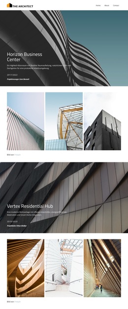 Die Zukunft gestalten Website-Vorlagen