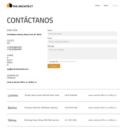 Pagina De Contacto