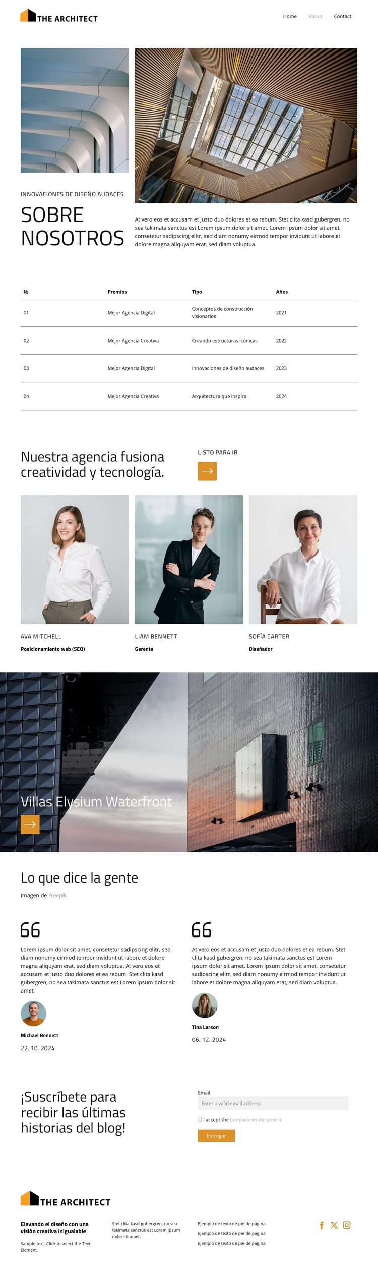 Una estructura a la vez Plantilla Joomla