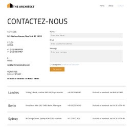 Page De Contact