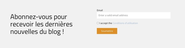 Une architecture qui inspire Modèle de site Web
