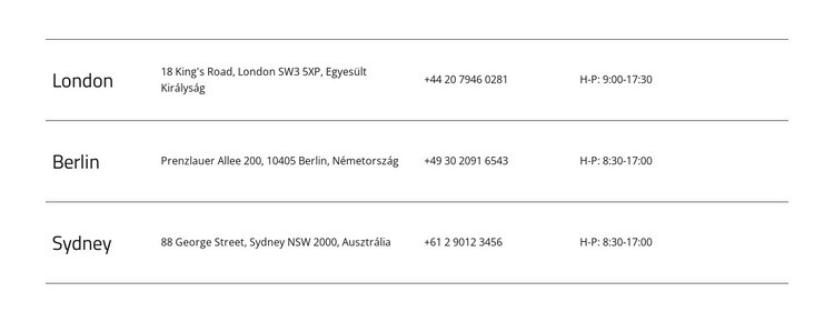 Innovatív építészet Weboldal tervezés